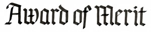 Example of Gothic Textura in use, from the Learn Gothic Textura Calligraphy app