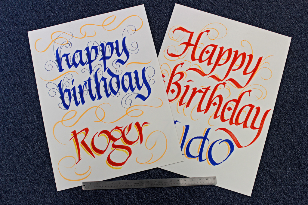 Birthday cards for work